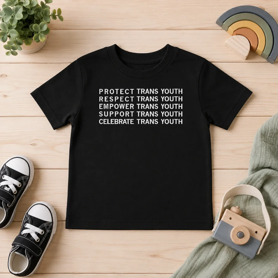 funny-protect-respect-empower-support-and-celebrate-trans-youth-kids-t-shirt-1 Funny Protect Respect Empower Support And Celebrate Trans Youth Kids T-Shirt