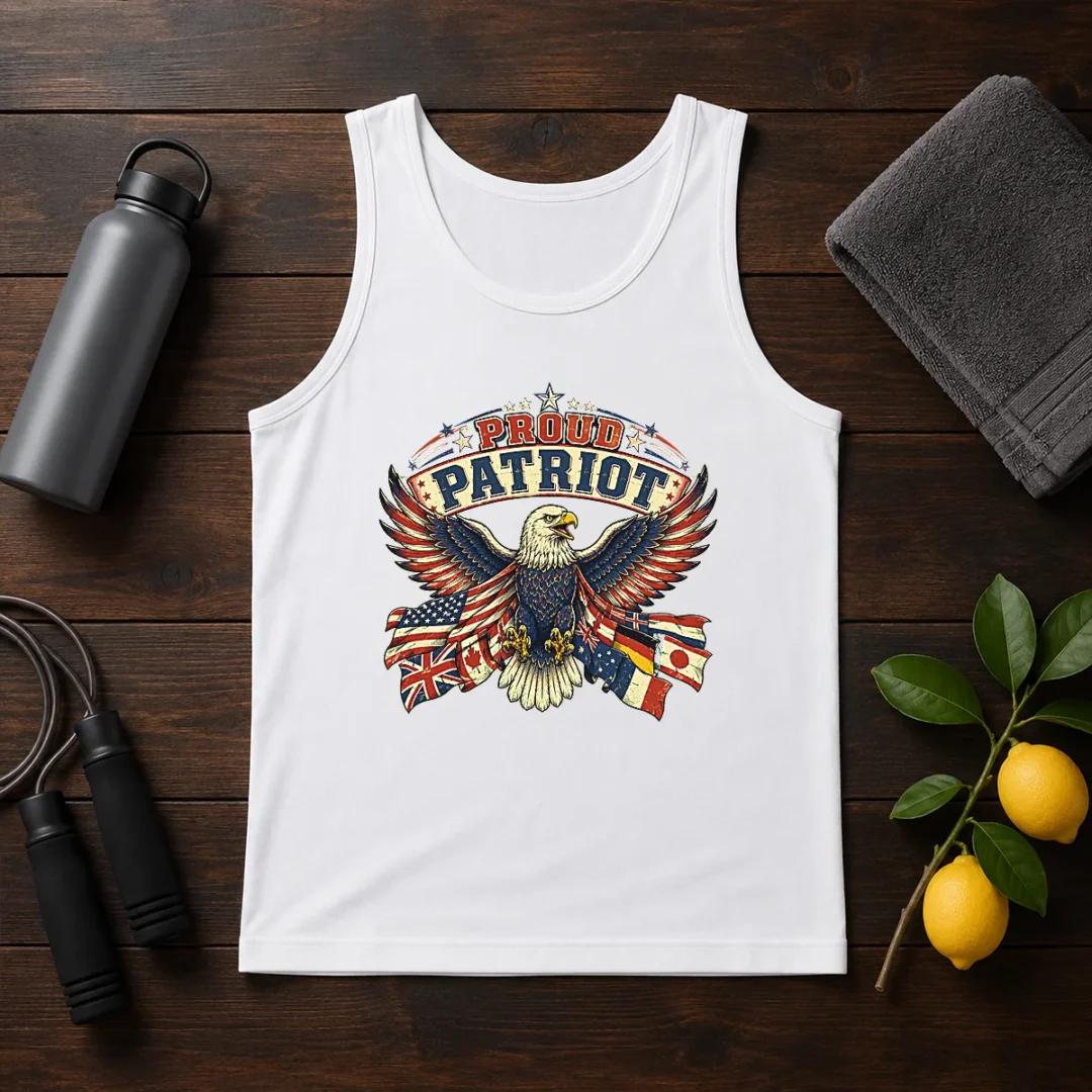 funny-proud-patriot-vintage-shirt-with-soaring-eagle-tank-top Funny Proud Patriot Vintage Shirt With Soaring Eagle Tank Top
