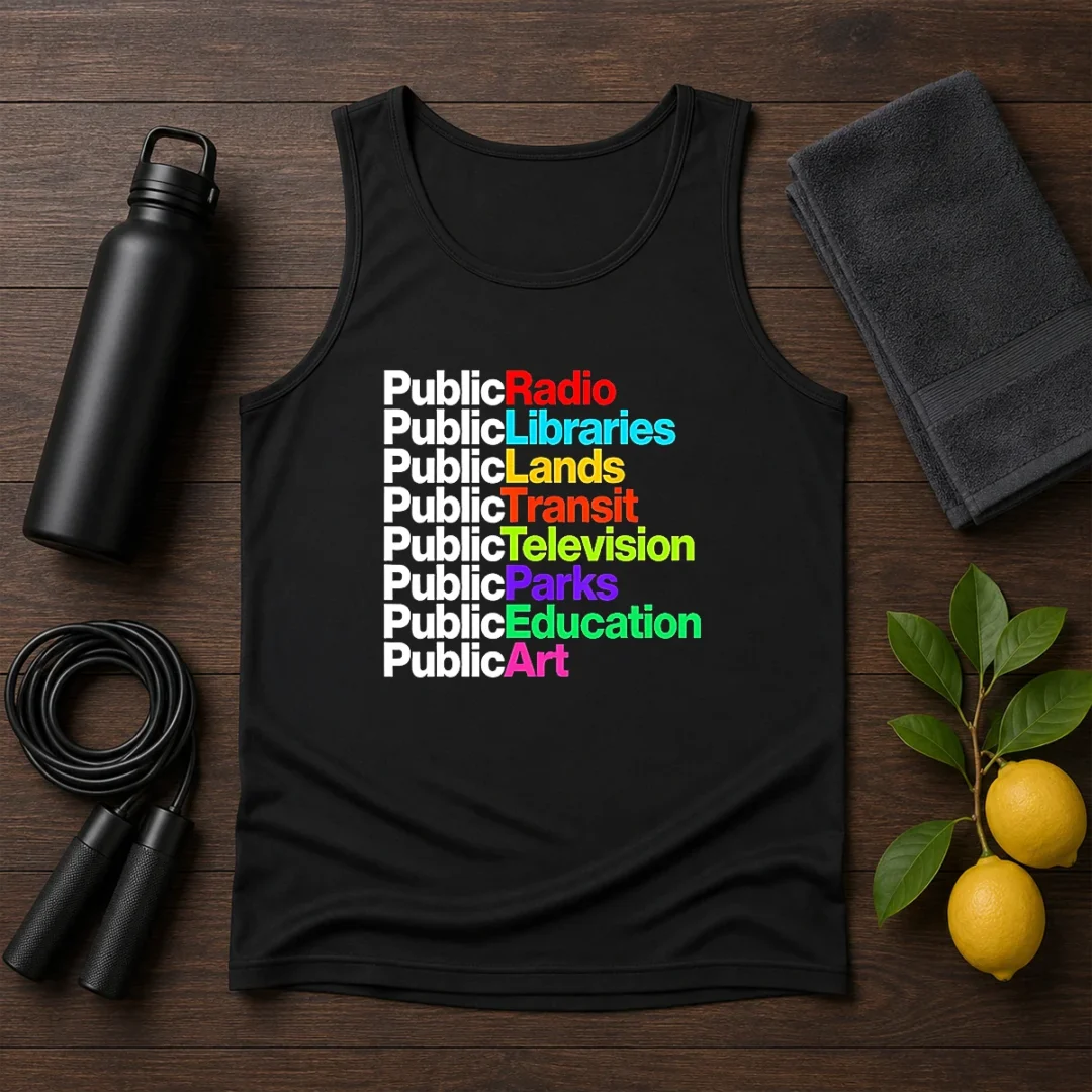 funny-public-radio-libraries-lands-transit-television-parks-education-art-tank-top Funny Public Radio Libraries Lands Transit Television Parks Education Art Tank Top