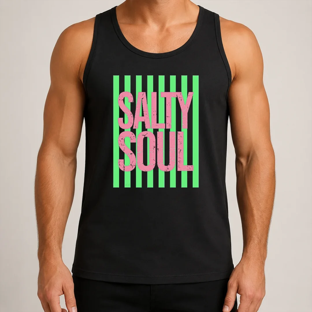 funny-salty-soul-retro-stripes-sunshine-tank-top Funny Salty Soul Retro Stripes Sunshine Tank Top
