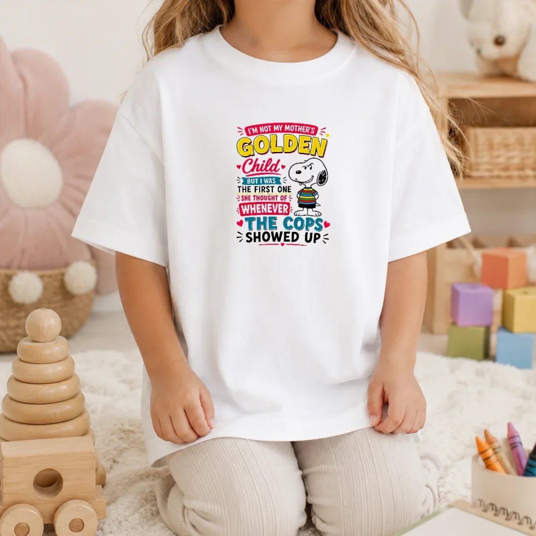 funny-snoopy-peanuts-i-not-my-mother-golden-child-but-i-was-the-first-one-she-kids-t-shirt Funny Snoopy Peanuts I Not My Mother Golden Child But I Was The First One She Kids T-Shirt
