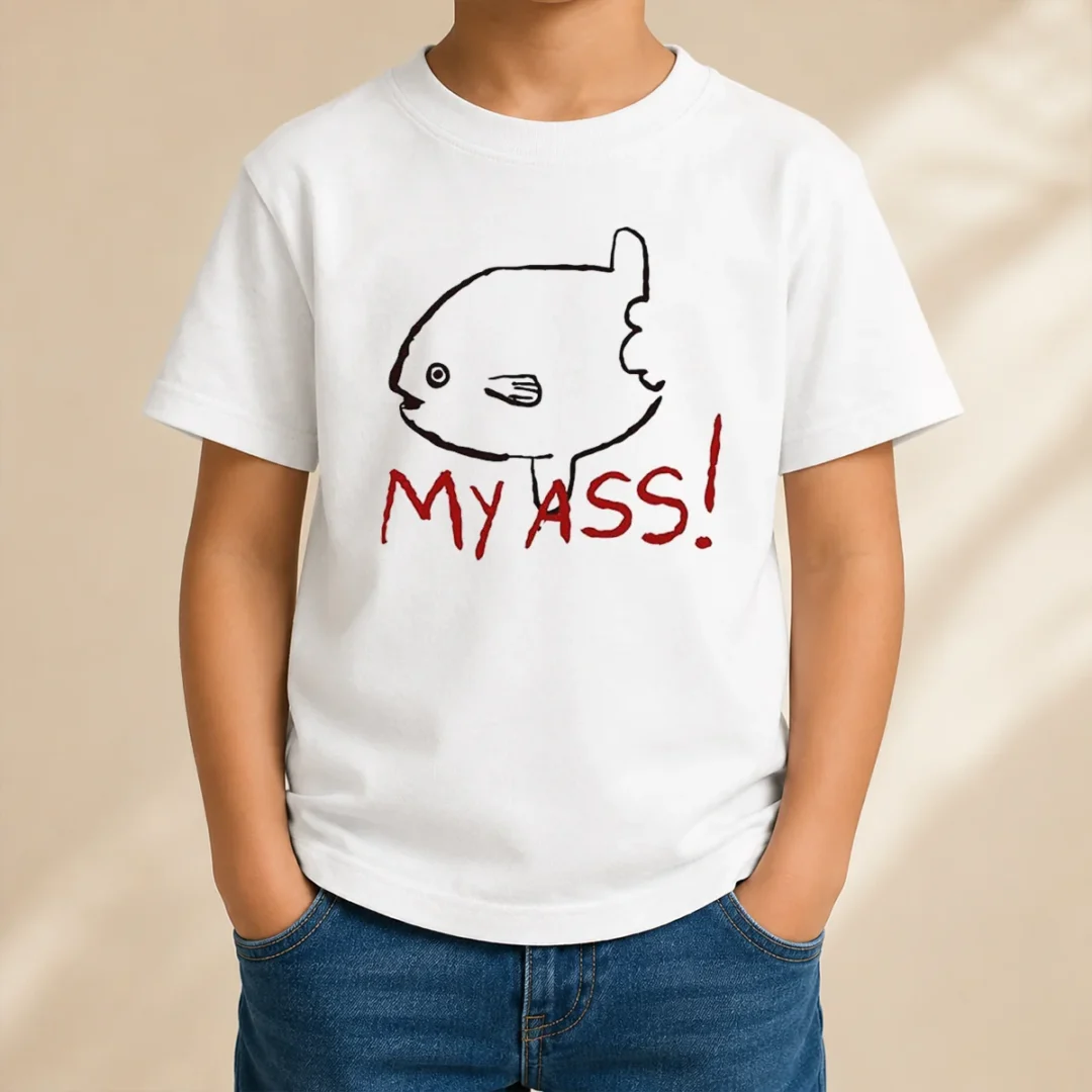 funny-sunfish-ocean-life-humor-my-ass-fish-kids-t-shirt-1 Funny Sunfish Ocean Life Humor My Ass Fish Kids T-Shirt