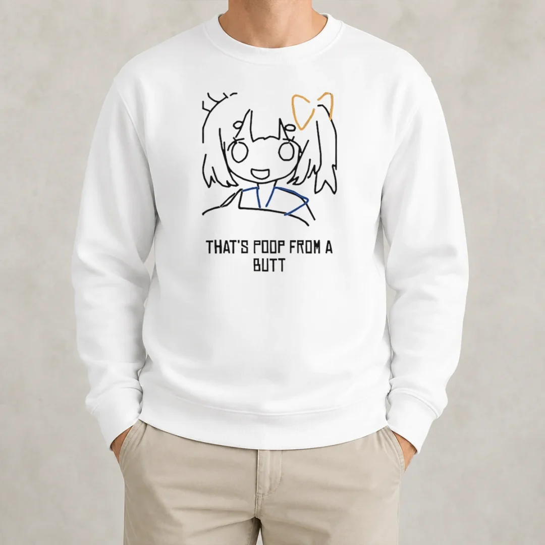 funny-that-s-poop-from-a-butt-anime-sweater Funny That'S Poop From A Butt Anime Sweater