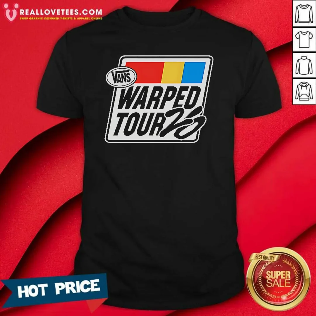funny-vans-warped-tour-25th-anniversary-logo-punk-rock-shirt-optimized Funny Vans Warped Tour 25th Anniversary Logo Punk Rock shirt optimized on a classic unisex cotton tee in black