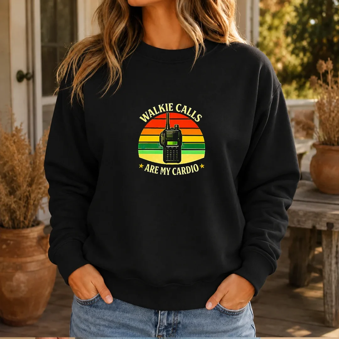 funny-walkie-calls-are-my-cardio-geek-sweater Funny Walkie Calls Are My Cardio Geek Sweater