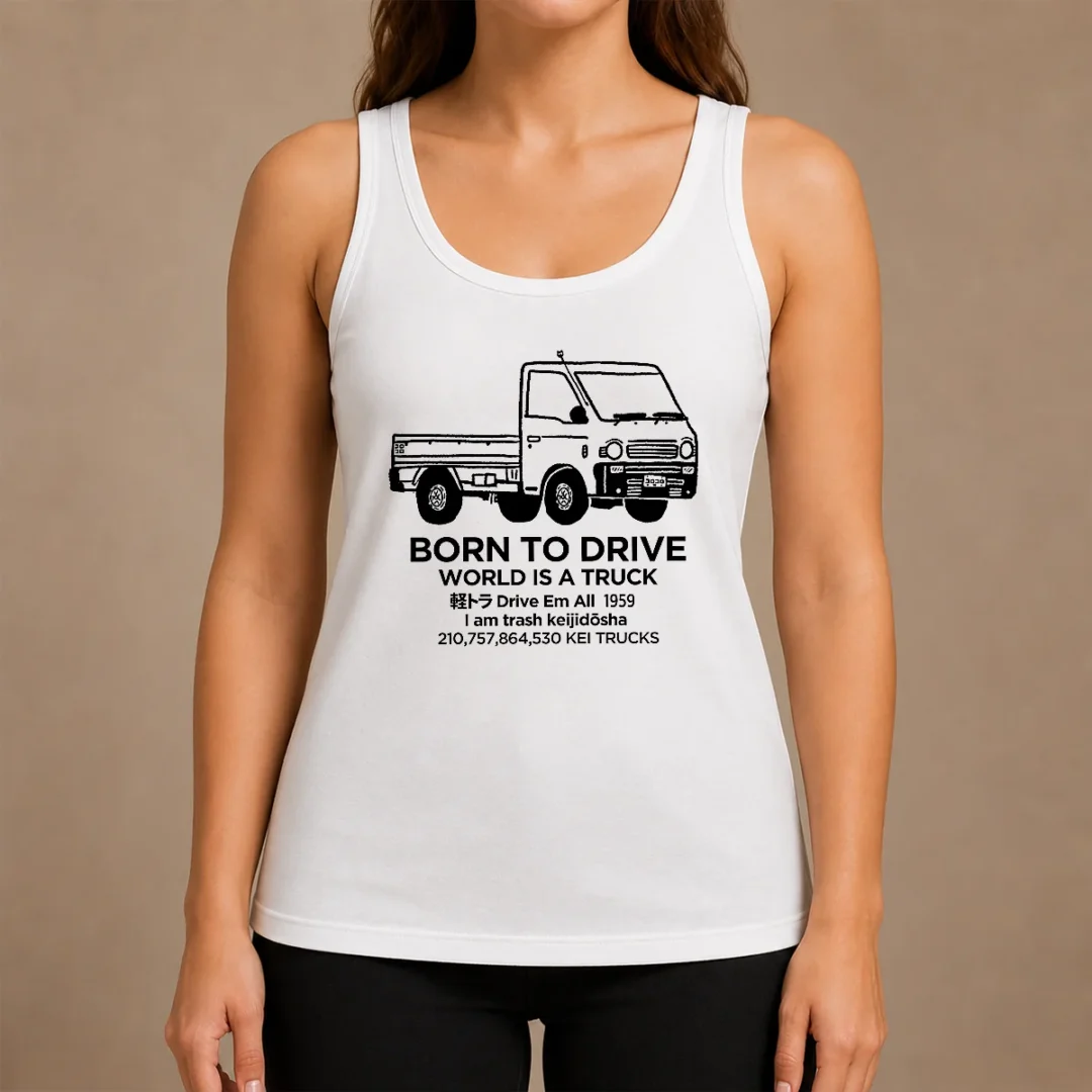 Funny World Is A Truck Tank Top Funny World Is A Truck Tank Top