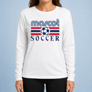 Premium Mascot Soccer Country Fan Long Sleeve Shirt