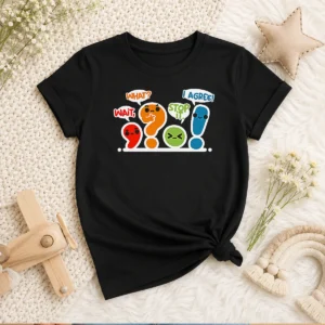 Nice Punctuation Squad Kids T-Shirt