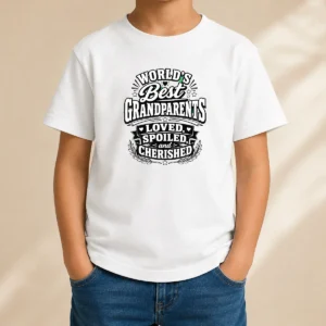 Nice Premium Grandparents Day Proud Silhouette Tee For Loved Grandparents Kids T-Shirt