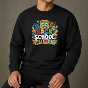 Top Back To School Excitement Vector Sweater