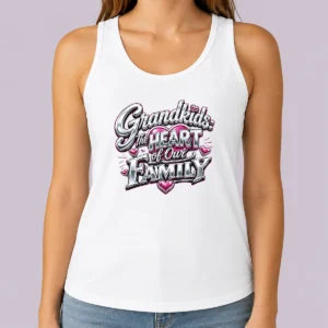 Perfect Original Grandkids The Heart Of Our Family Y2K Tank Top