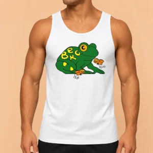 Funny Beck Frog With Flies Alternative Rock Indie Music Tank Top