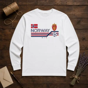 Awesome Norway National Football Team Soccer Long Sleeve Shirt