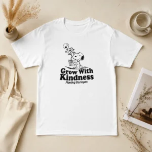 Funny Pretty Snoopy Grow With Kindness Planting Tiny Hopes