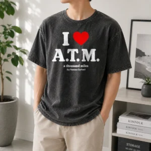 Good I Love ATM A Thousand Miles By Vanessa Carlton Washed T-Shirt