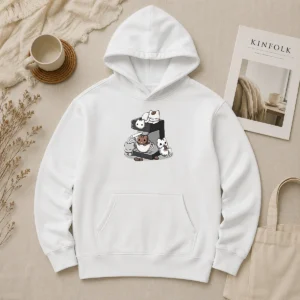 Funny Nice Cat Coffee Machine Hoodie
