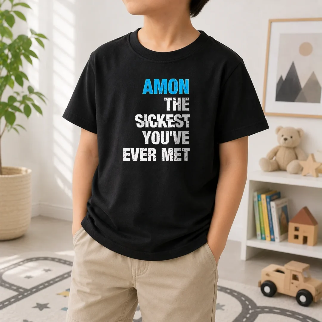 good-amon-the-sickest-you-ve-ever-met-kids-t-shirt-kid-t-shirt Good Amon The Sickest You've Ever Met Shirt - Image 9