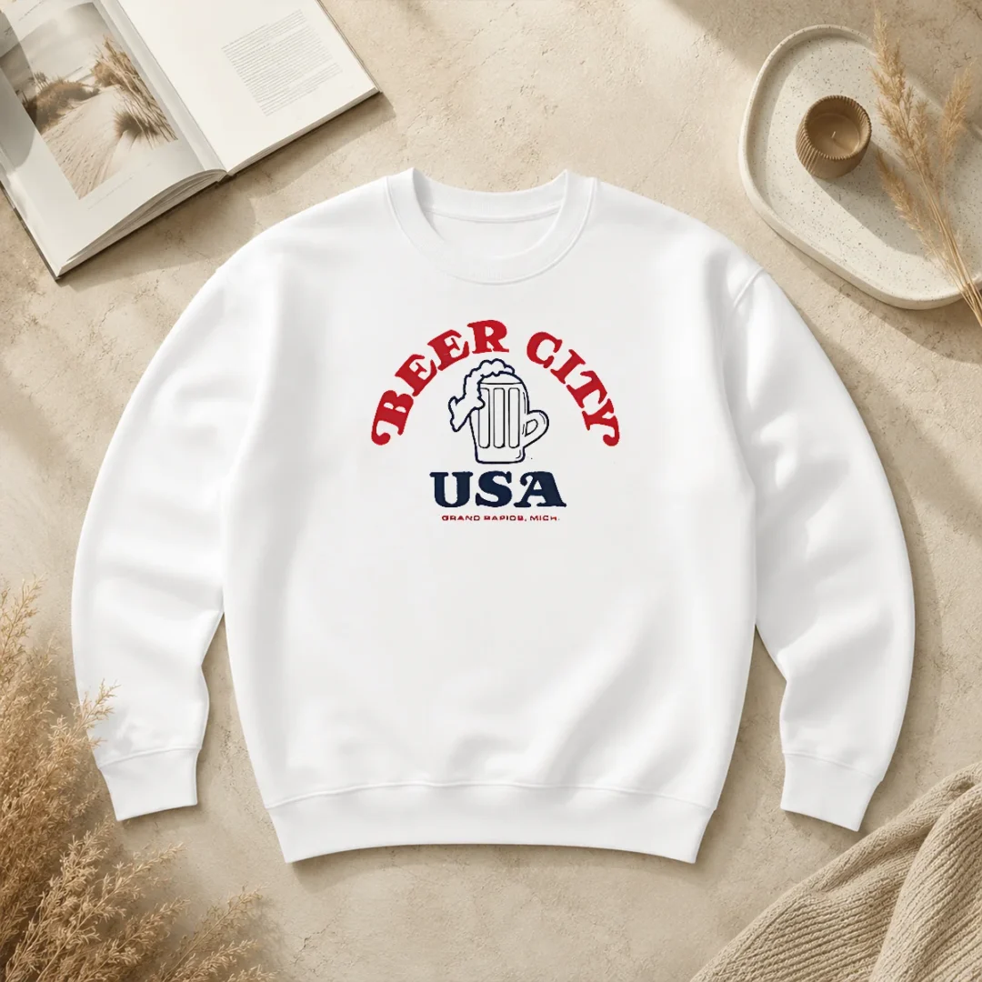 Good Awesome Beer City USA Grand Rapids Michigan Sweater Good Awesome Beer City USA Grand Rapids Michigan Sweater