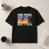 Good Awesome Game Paused Make It Quick t shirt in black, short-sleeve casual cotton tee