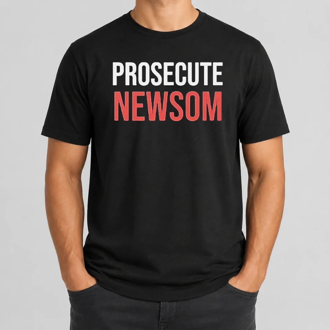 Good Awesome Prosecute Newsom T Shirt Good Awesome Prosecute Newsom t shirt in classic fit with bold text graphic on front