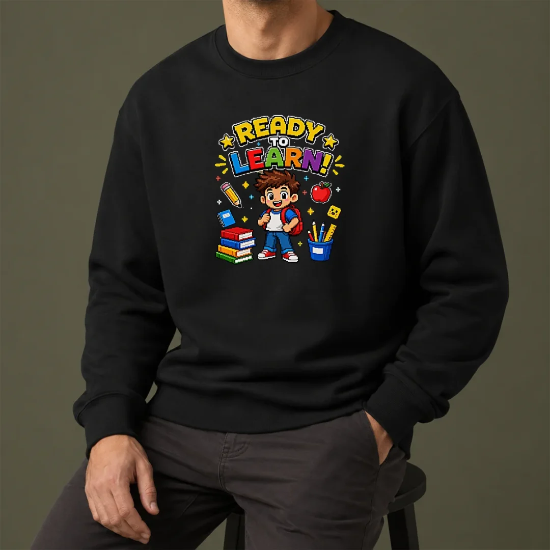 good-back-to-school-ready-to-learn-pixel-sweater Good Back To School Ready To Learn Pixel Sweater
