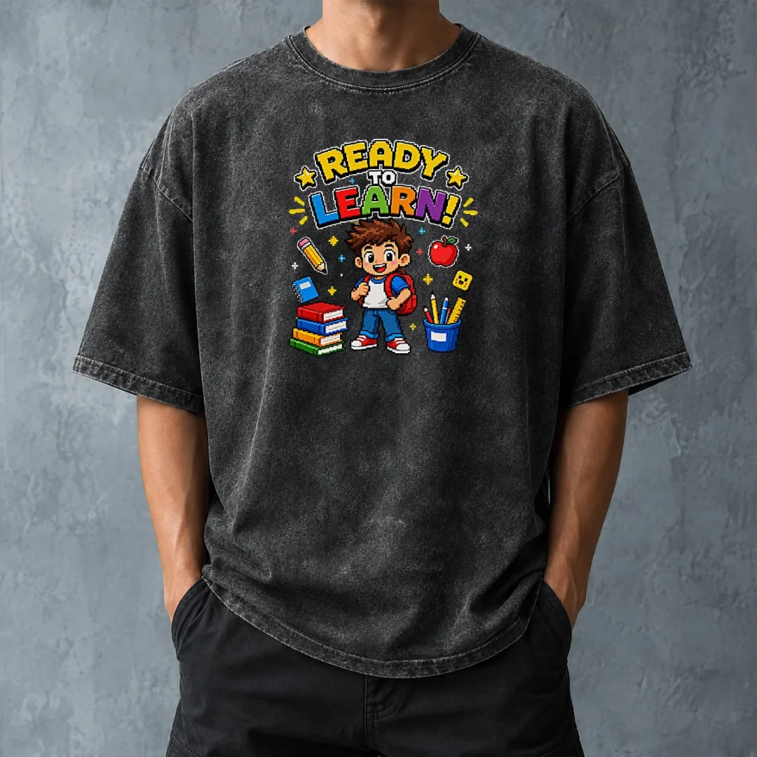 good-back-to-school-ready-to-learn-pixel-washed-t-shirt-washed-tshirt Good Back To School Ready To Learn Pixel Washed T-Shirt