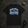 Good Born To Rest Labour Day Retro Work Ethic t shirt in classic crew neck style with vintage typography design