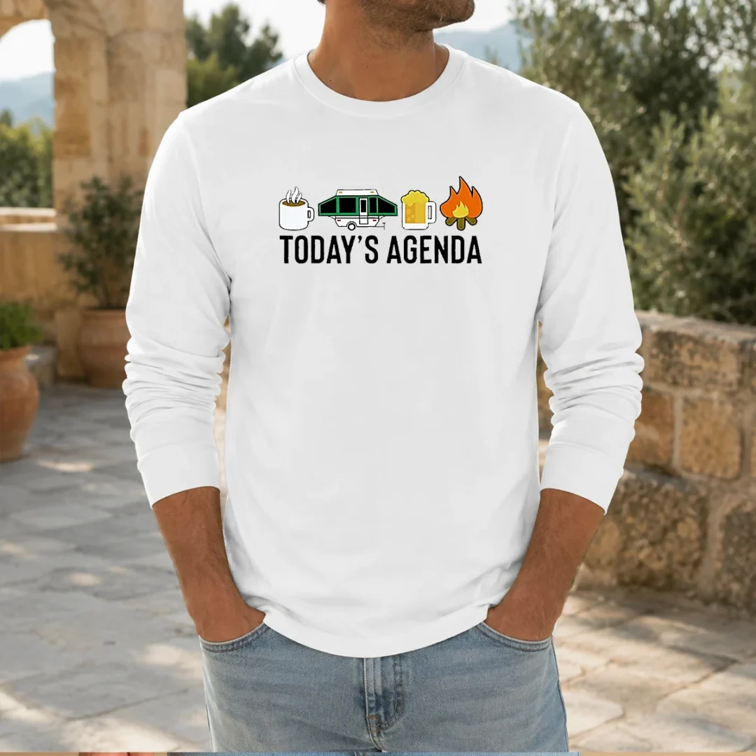 good-camping-coffee-pop-up-camper-beer-campfire-today-s-agenda-long-sleeve-shirt Good Camping Coffee Pop Up Camper Beer Campfire Today'S Agenda Long Sleeve Shirt