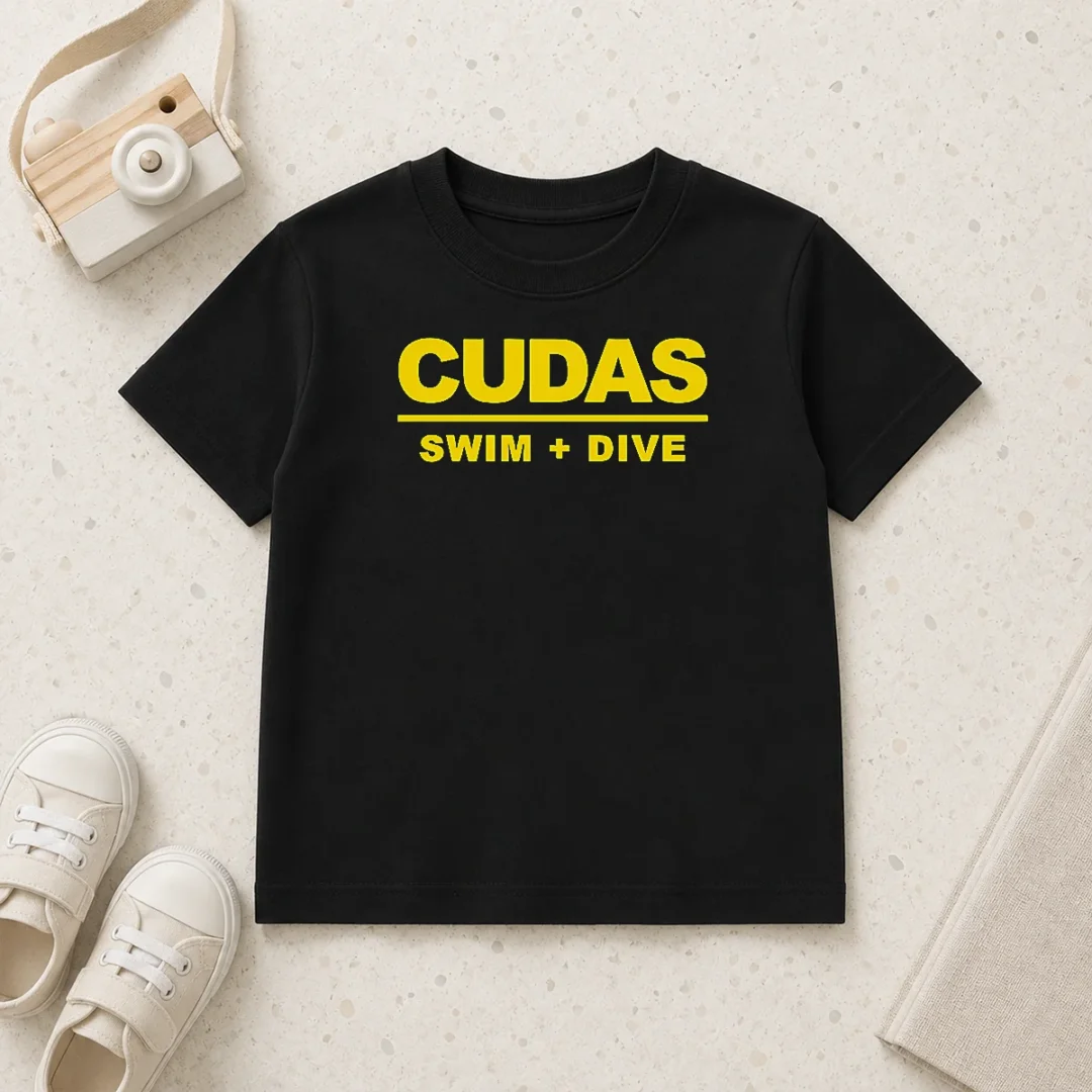 good-cudas-swim-and-dive-team-logo-kids-t-shirt Good Cudas Swim And Dive Team Logo Kids T-Shirt