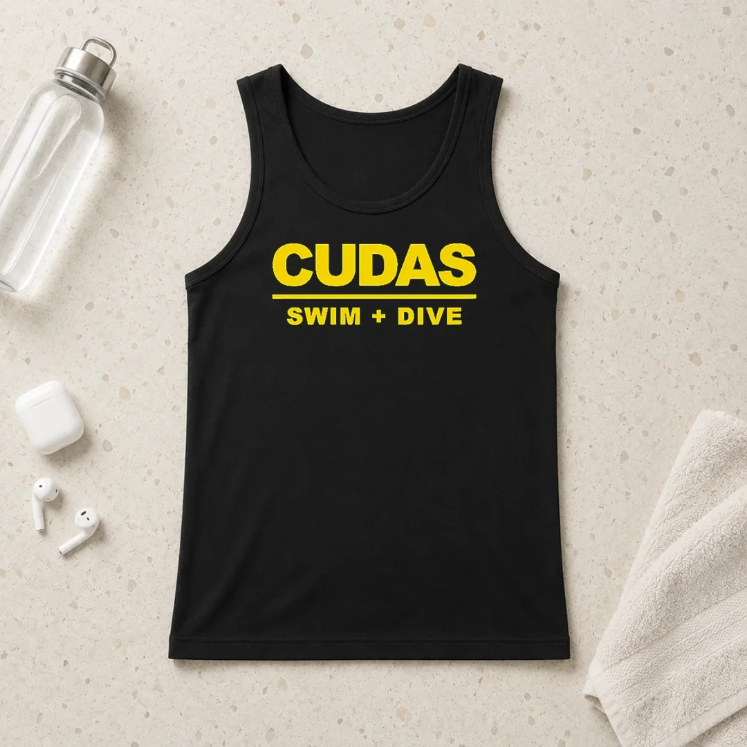 good-cudas-swim-and-dive-team-logo-tank-top Good Cudas Swim And Dive Team Logo Tank Top
