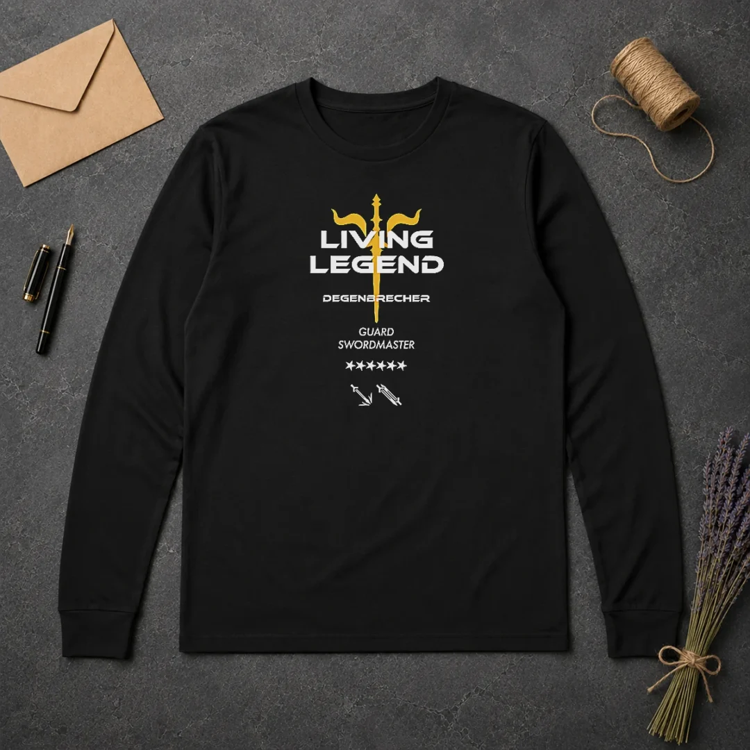 Good Degenbrecher Living Legend Guard Swordmaster Long Sleeve Shirt Good Degenbrecher Living Legend Guard Swordmaster Long Sleeve Shirt