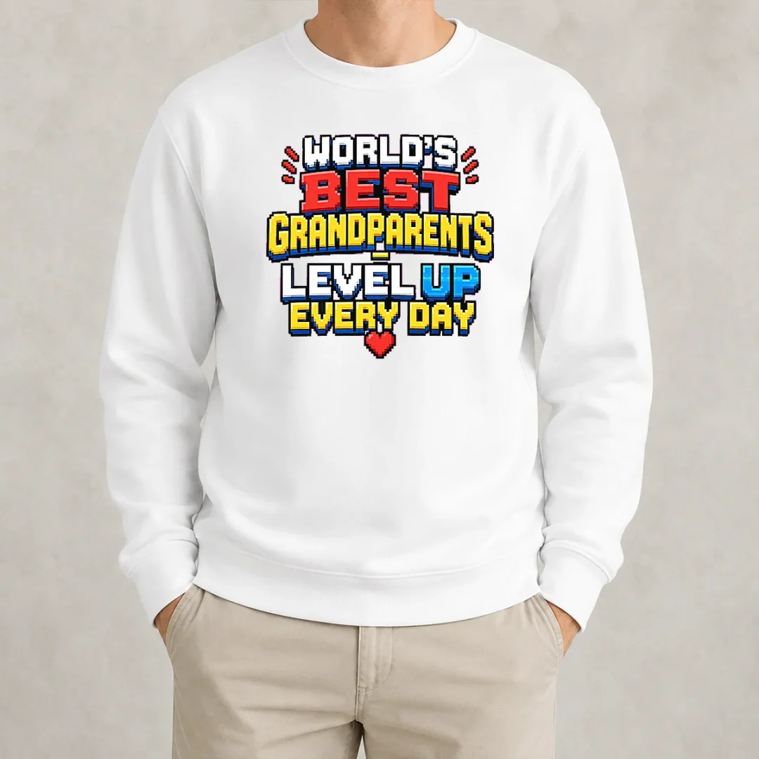 good-funny-grandparents-day-worlds-best-pixel-sweater Good Funny Grandparents Day Worlds Best Pixel Sweater