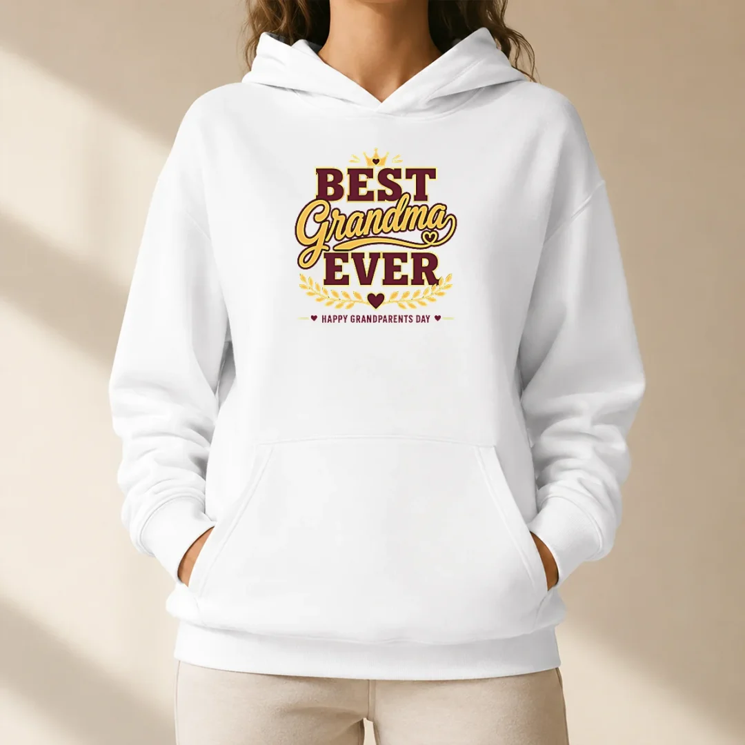 good-hot-grandparents-day-best-grandma-ever-typography-hoodie Good Hot Grandparents Day Best Grandma Ever Typography Hoodie