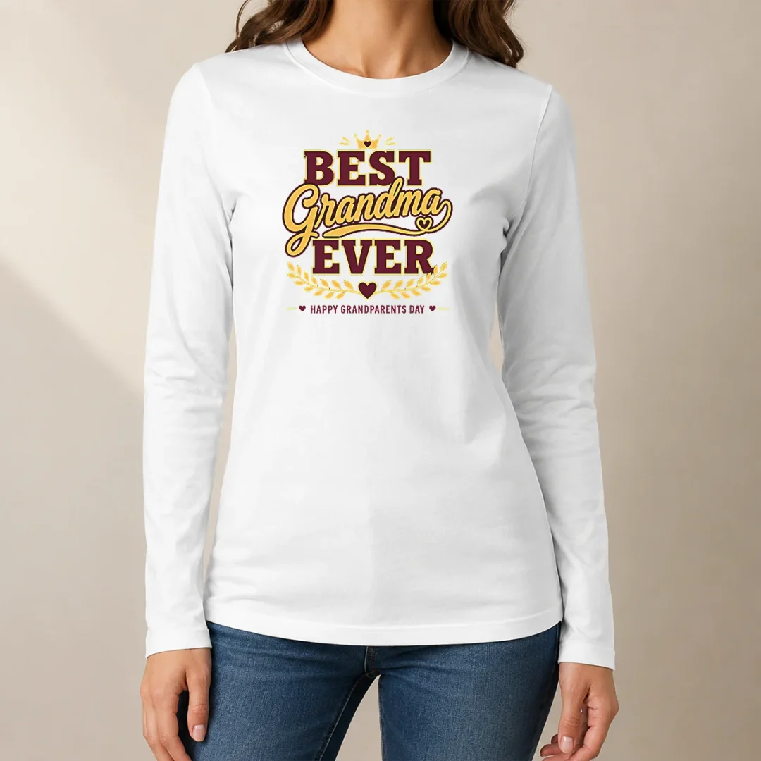 good-hot-grandparents-day-best-grandma-ever-typography-long-sleeve-shirt Good Hot Grandparents Day Best Grandma Ever Typography Long Sleeve Shirt