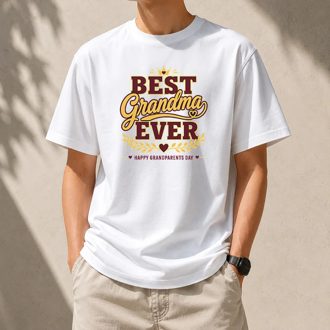 good-hot-grandparents-day-best-grandma-ever-typography-t-shirt-1 Good Hot Grandparents Day Best Grandma Ever Typography