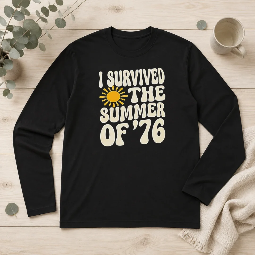 good-i-survived-the-summer-of-76-1976-vintage-long-sleeve-shirt Good I Survived The Summer Of 76 1976 Vintage Long Sleeve Shirt
