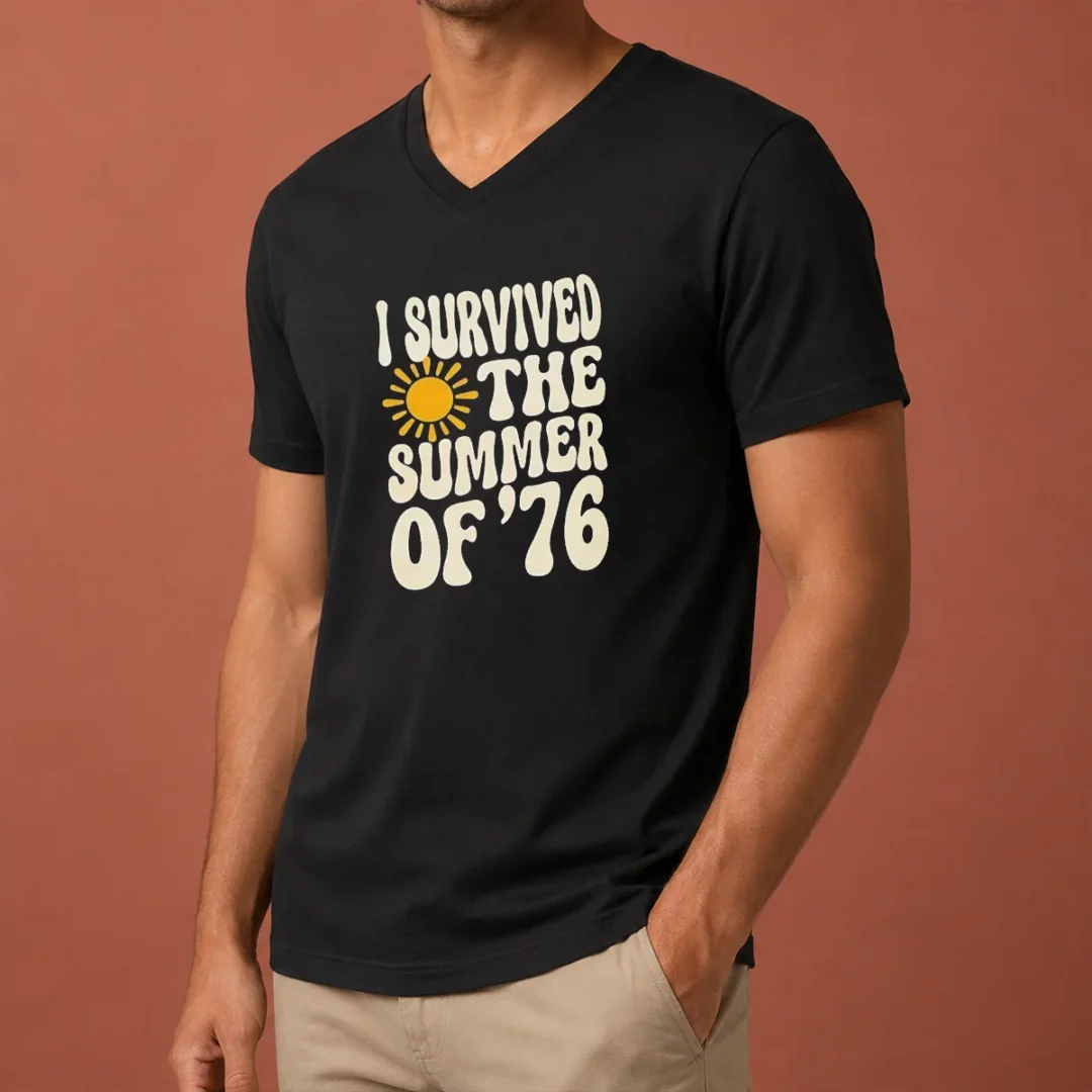 good-i-survived-the-summer-of-76-1976-vintage-v-neck-shirt-1 Good I Survived The Summer Of '76 1976 Vintage V-Neck Shirt