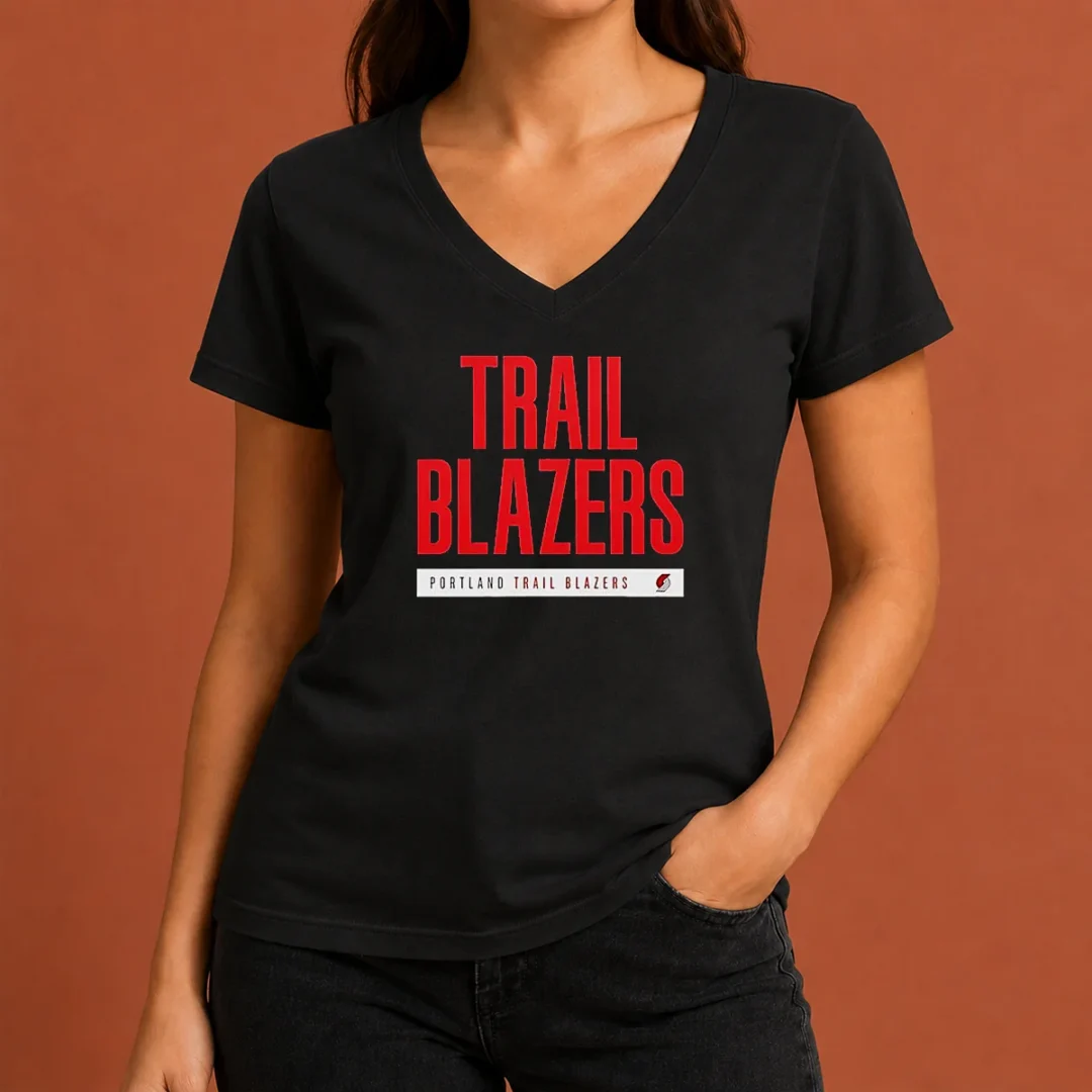 good-ja-morant-portland-trail-blazers-logo-v-neck-shirt Good Ja Morant Portland Trail Blazers Logo V-Neck Shirt