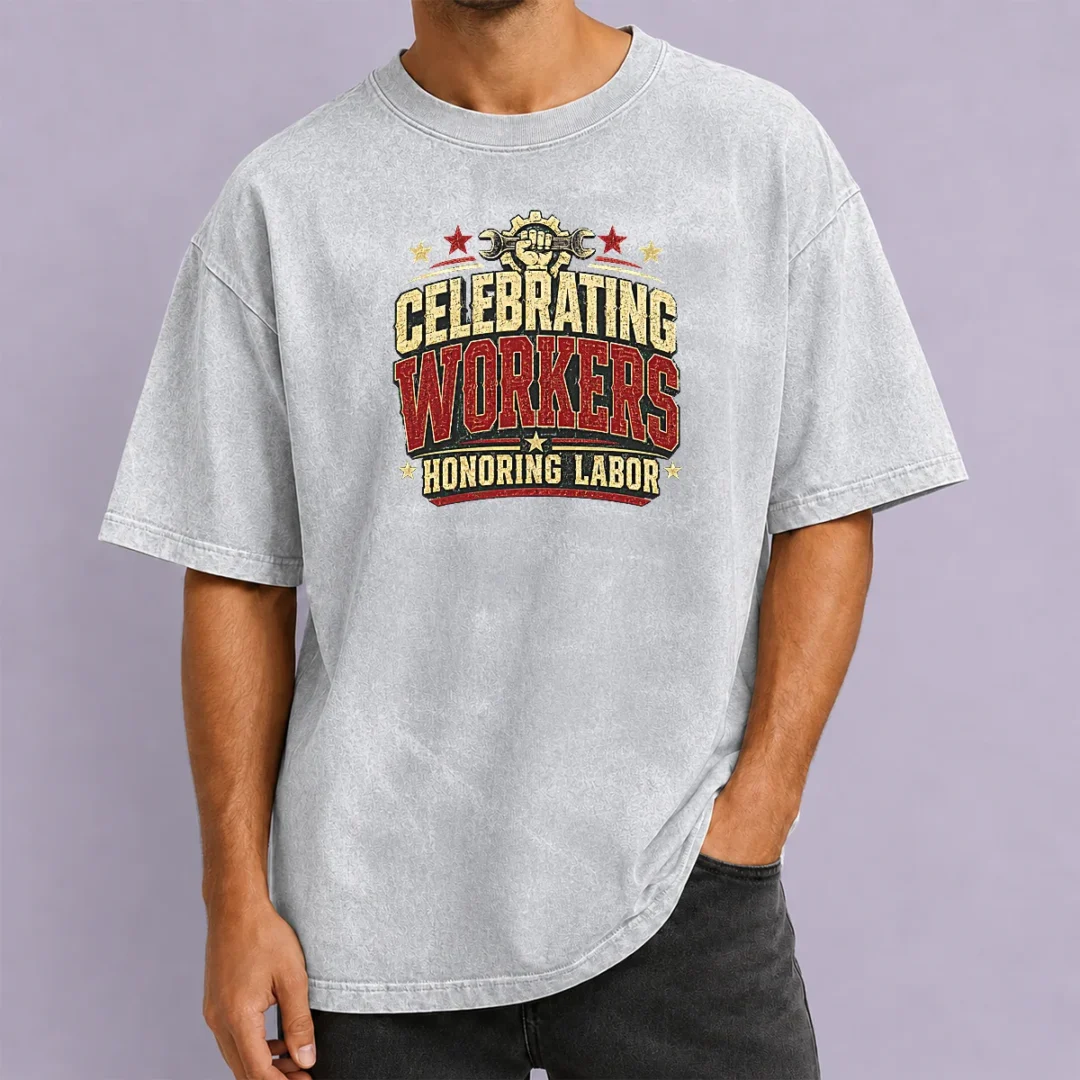 good-nice-labour-day-pride-celebrating-workers-retro-distresse-washed-t-shirt Good Nice Labour Day Pride Celebrating Workers Retro Distresse Washed T Shirt in vintage style with faded colors