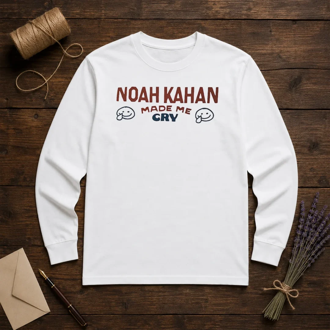 good-noah-kahan-made-me-cry-smiley-face-long-sleeve-shirt Good Noah Kahan Made Me Cry Smiley Face Long Sleeve Shirt