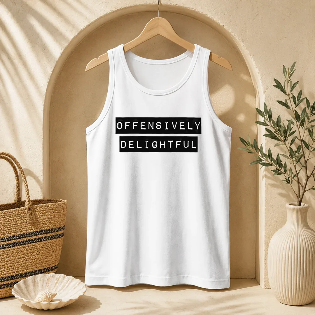 good-offensively-delightful-tank-top Good Offensively Delightful Tank Top