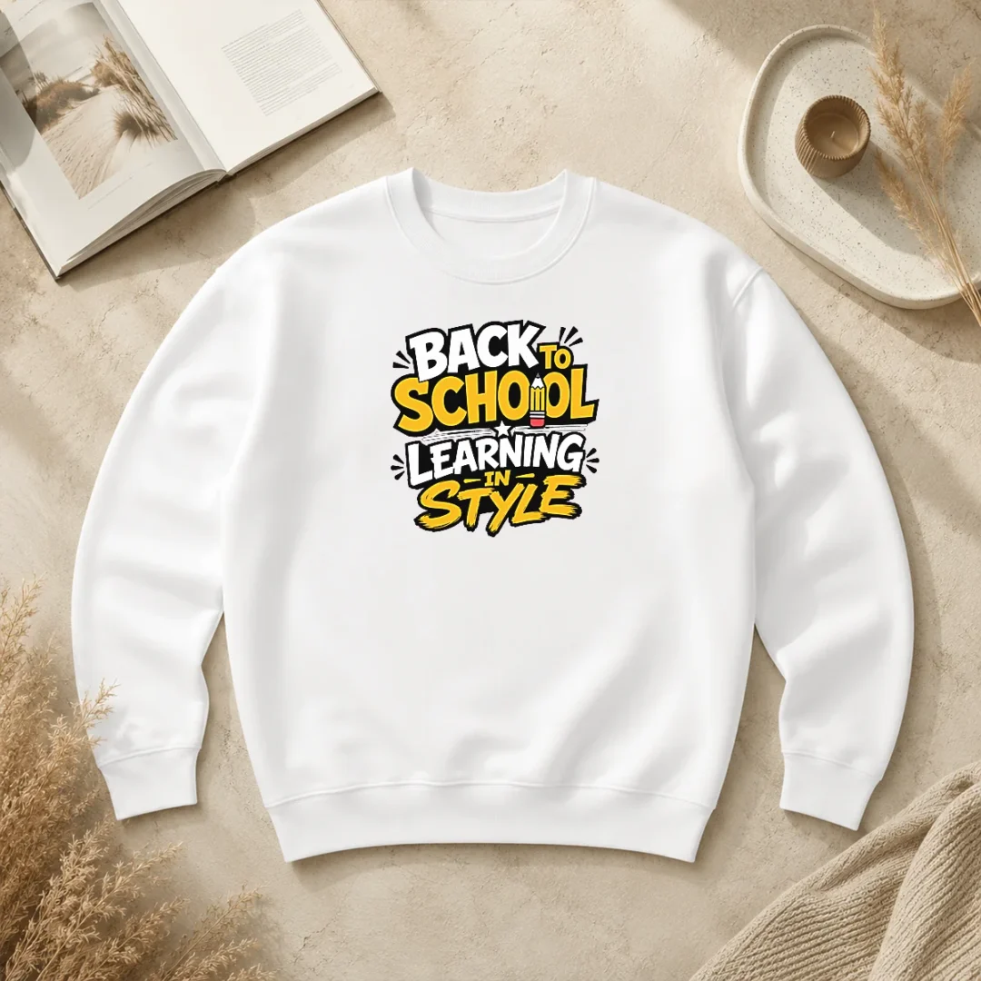 Good Official Back To School Learning In Style Silhouette Sweater Good Official Back To School Learning In Style Silhouette Sweater