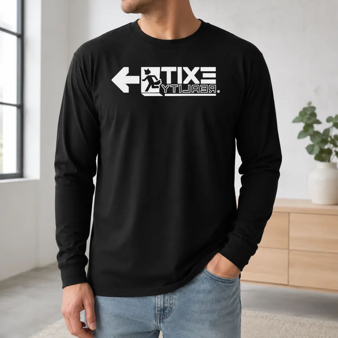 Good Official Fox Exit Reality Tixe Ytijae Long Sleeve Shirt Good Official Fox Exit Reality Tixe Ytijae Long Sleeve Shirt