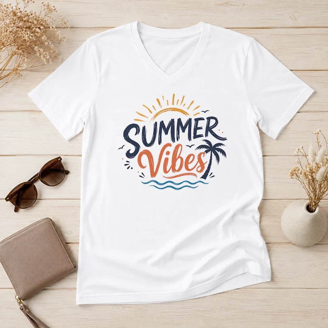 good-official-summer-vibes-beach-lovers-and-sun-seekers-v-neck-shirt Good Official Summer Vibes Beach Lovers And Sun Seekers V-Neck Shirt