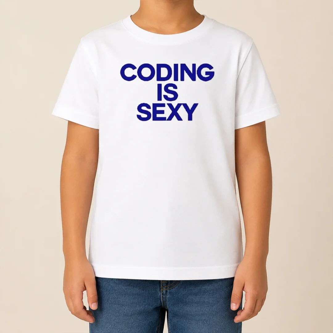 Good Original Coding Is Sexy Text Kids T Shirt Good Original Coding Is Sexy Text Kids T-Shirt