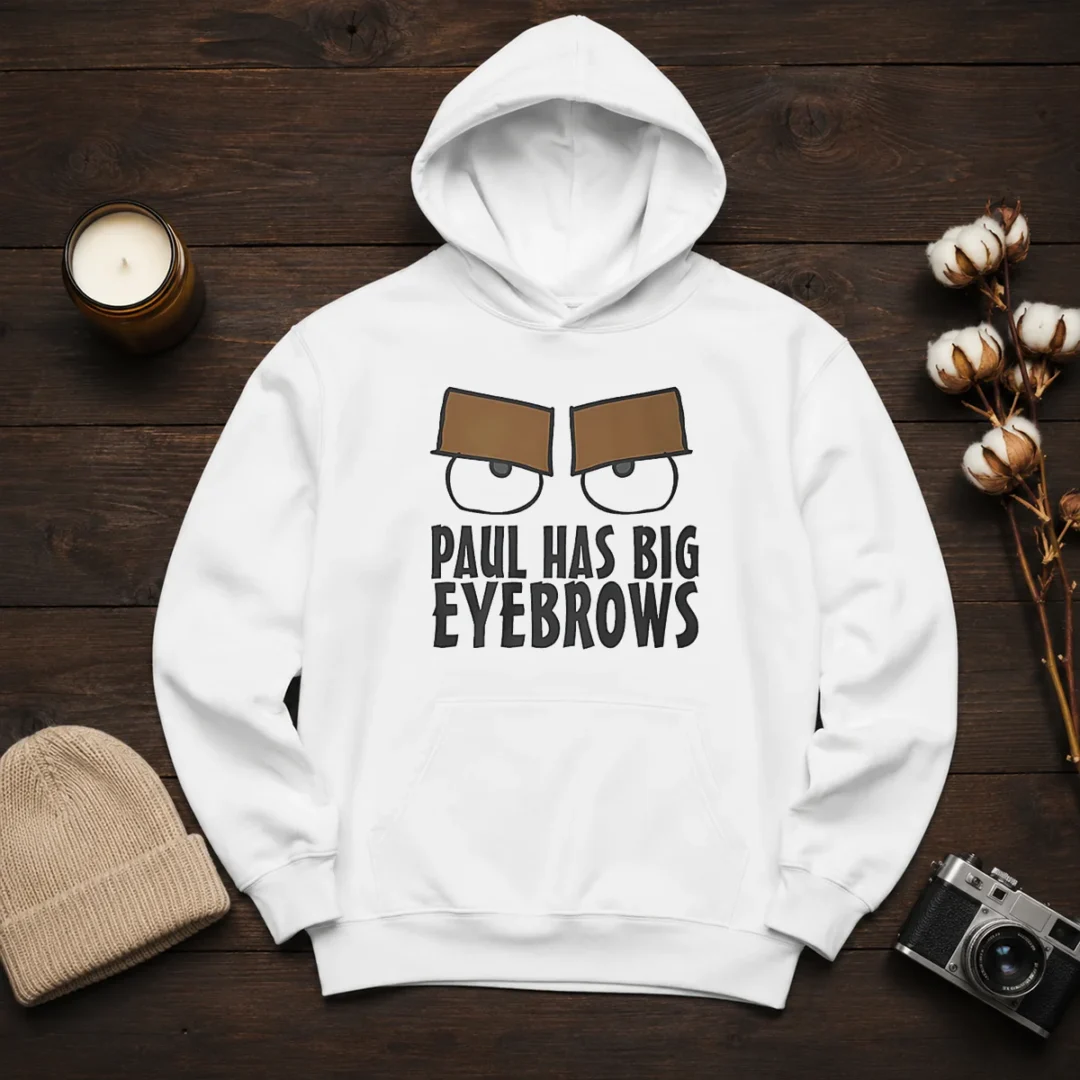 good-paul-has-big-eyebrows-funny-cartoon-hoodie Good Paul Has Big Eyebrows Funny Cartoon Hoodie