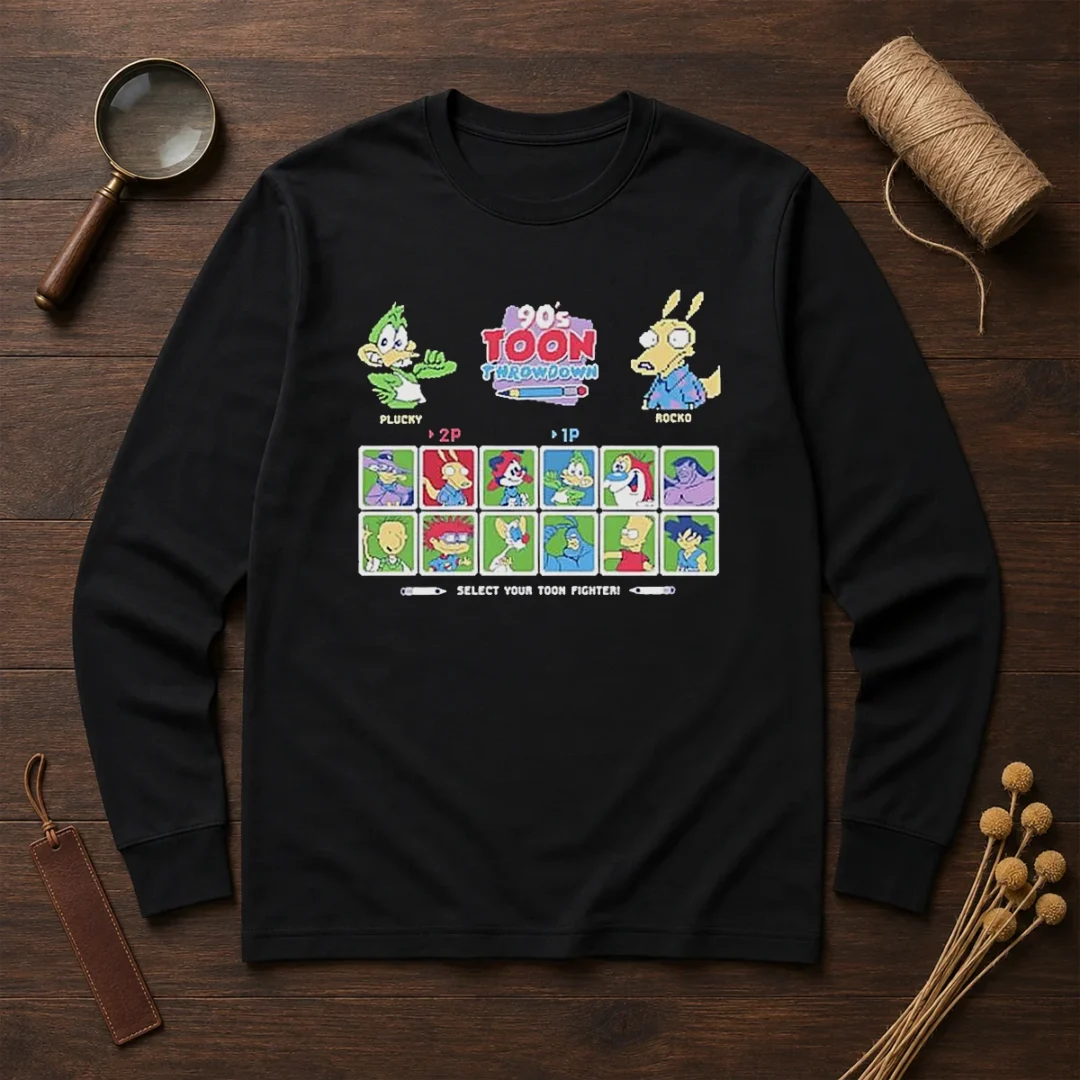 good-plucky-rocko-darkwing-duck-ren-stimpy-doug-tommy-pickles-pinky-the-tick-bart-goku-90s-toon-throwdown-6 Good Plucky Rocko Darkwing Duck Ren Stimpy Doug Tommy Pickles Pinky The Tick Bart Goku 90s Toon Throwdown Select Your Toon Fighter Long