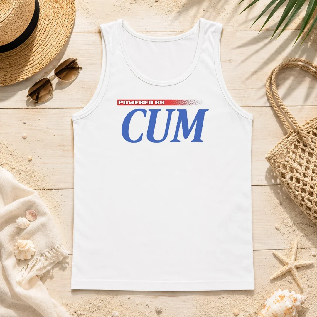 Good Powered By Cum Tank Top Good Powered By Cum Tank Top