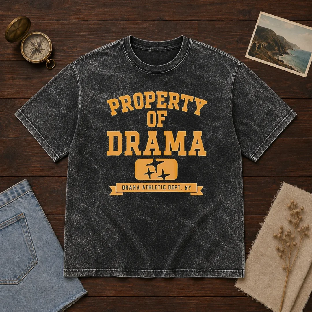 good-property-of-drama-athletic-dept-ny-washed-t-shirt Good Property Of Drama Athletic Dept NY Washed T-Shirt
