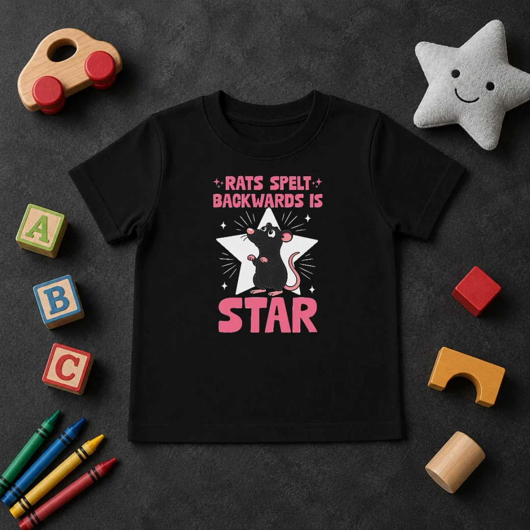 Good Rat Humor Gift Rats Spelt Backwards Is Star Kids T Shirt Good Rat Humor Gift Rats Spelt Backwards Is Star Kids T-Shirt